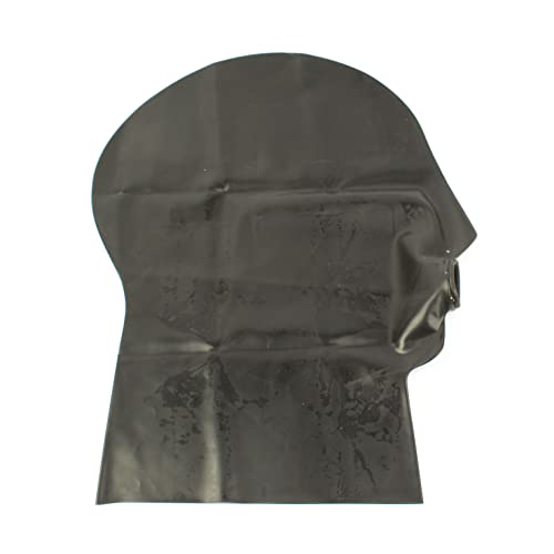 Rubberfashion Latex Maske - Latexmaske - Haube mit Öffnungen für Nase und Mund Ring für Frauen und Männer Schwarz 0.4mm S Rubberfashion Latex Maske - Latexmaske - Haube mit Öffnungen für Nase und Mund Ring für Frauen und Männer Schwarz 0.4mm S von Rubberfashion