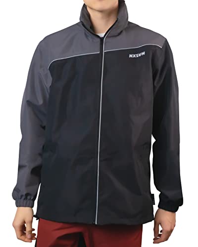 Rubberneck NXSVN Regenjacke Damen und Herren, Reflektierend 3M Reflektoren, Atmungsaktiv, Unisex, Schwarz S Rubberneck NXSVN Regenjacke Damen und Herren, Reflektierend 3M Reflektoren, Atmungsaktiv, Unisex, Schwarz S von Rubberneck