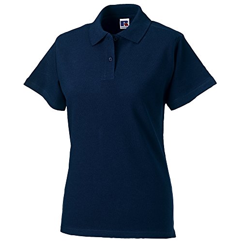 Russell Damen Polo Shirt Europe Klassik Kurzarm (XL - 42) (Marineblau) von Russell
