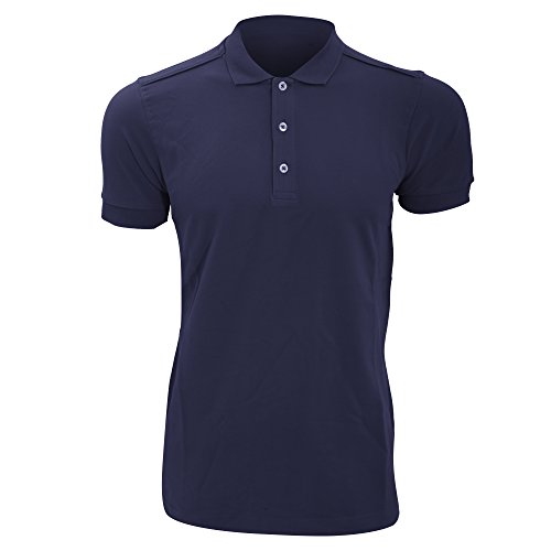 Russell Herren Stretch Polo-Shirt, Kurzarm (L) (Marineblau) von Russell