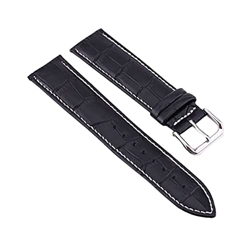 10-24mm Herren Klassisch Komfortables und Weiches Uhrenarmband Echtes Leder Uhrenarmband Ersatzzubehör, 14mm von Ruthlessliu