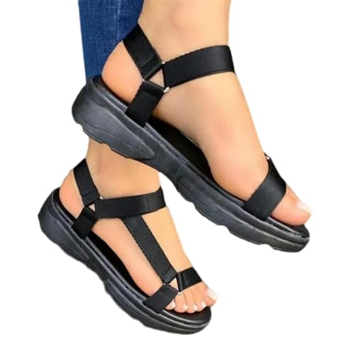 S8DOCFAF 2024 frauen Sommer Neue Sandalen Regenbogen Farbe Flache frauen Sandalen frauen Schuhe Outdoor Strand frauen Schuhe von S8DOCFAF