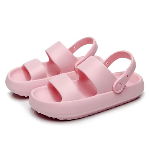 S8DOCFAF Modische Outdoor-Hausschuhe für Damen, bequeme Damenschuhe, Sommerstrand-Sandalen mit dicken Sohlen, grüne Hausschuhe mit weichen Sohlen für Damen von S8DOCFAF