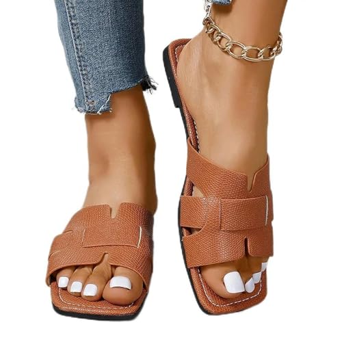 S8DOCFAF Sommer neue frauen hausschuhe mode strand wohnungen 2024 neue casual sandalen kleid hausschuhe für frauen von S8DOCFAF