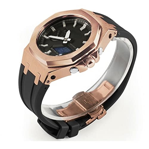 SAAWEE Für GA2100 Mod Kit Gen 3 Gen 4 Metall Edelstahl Gehäuse Band Modifiziertes Uhrenarmband Gehäuse für GA2110 Ersatz Gen4, Einheitsgröße, Achat von SAAWEE