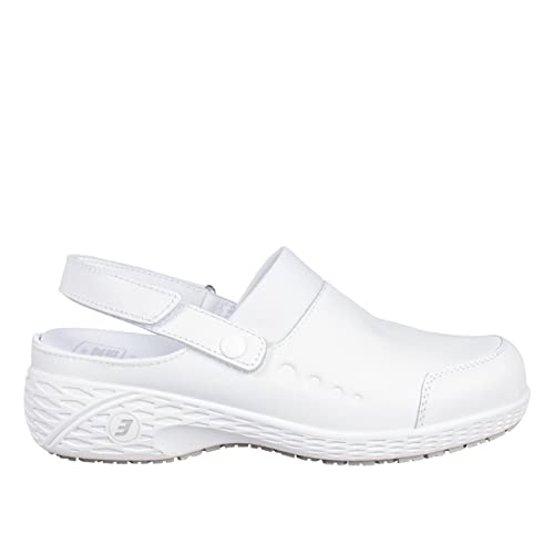 SAFETY JOGGER Arbeitsschuhe Damen 36 EU - Sheila - Leichter, Bequemer Sicherheitsschuh mit Klettverschluss, ideal für Pflege, Küche oder Innenbereich, rutschfest, Leder Sicherheitsclog, Oxypas von SAFETY JOGGER