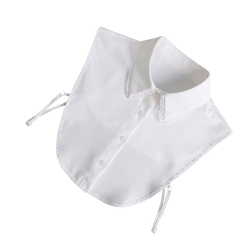 SAFIGLE 1stück Abnehmbarer Chiffon Fake Collar Für Damen Weißer Spitzenkragen Falscher Hemdkragen Für Blusen Und Freizeitmode Leicht Und Komfortabel SAFIGLE 1stück Abnehmbarer Chiffon Fake Collar Für Damen Weißer Spitzenkragen Falscher Hemdkragen Für Blusen Und Freizeitmode Leicht Und Komfortabel von SAFIGLE