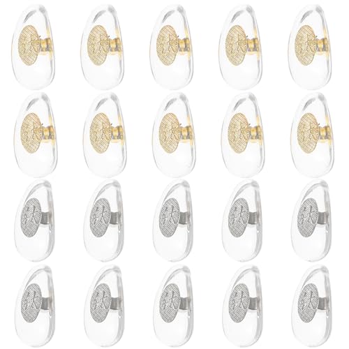 SAFIGLE 10 Paare Nasenpads Unterlage Brücke Brille Gläser Ersatz Griff Nasal Erwachsene Kupferkern SAFIGLE 10 Paare Nasenpads Unterlage Brücke Brille Gläser Ersatz Griff Nasal Erwachsene Kupferkern von SAFIGLE