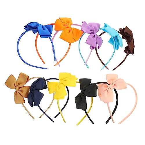 SAFIGLE Schleife Stirnband Kopfbogen Haarband mit Schleife party zubehör kinder partyzubehör kinder Weihnachtsdekoration elastisches Stirnband kinder haarband leistung haar Baby von SAFIGLE