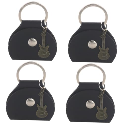 SAFIGLE 16 STK Tasche Für Gitarrenpicks Plektrum Gitarren-schlüsselanhänger Gitarrenplektren Schlüsselanhänger Plektrenhalter Gitarren-Pick-Organizer Kind Metall Lieferungen Einzigartig von SAFIGLE