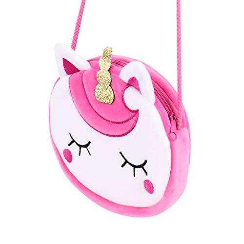 SAFIGLE 2 Stück Einhorn Umhängetasche Schicke Straddle Tasche Schöne Spreiztasche Tragbare Wickeltasche Cartoon Tasche Einzelne Schultertasche Party Einhorn Tasche Trendige Mini von SAFIGLE