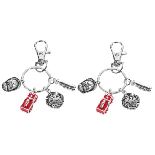 SAFIGLE 2stücke Feuerwehrmann Schlüsselanhänger Mit Helm Und Feuerlöscher Zubehör Für Taschen Rucksäcke Und Schlüsselbund Geschenkidee Für Feuerwehrliebhaber Und Angehörige SAFIGLE 2stücke Feuerwehrmann Schlüsselanhänger Mit Helm Und Feuerlöscher Zubehör Für Taschen Rucksäcke Und Schlüsselbund Geschenkidee Für Feuerwehrliebhaber Und Angehörige von SAFIGLE