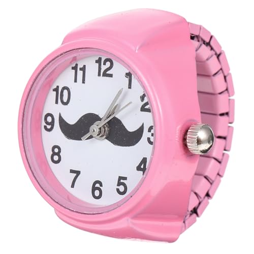 SAFIGLE 5st Ringuhr Junge Geschenke Mädchen Uhren Verstellbare Ringe Für Damen Herz-dekor Dekorativ Süßigkeiten Geschenk Mädchenkorb Männer Geschenke Fräulein Rosa Digital Abs Uhrenring von SAFIGLE