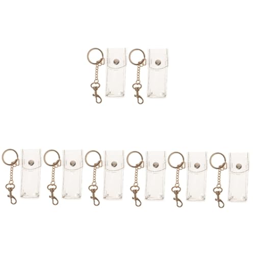 SAFIGLE 8 STK Transparentes Lippenstiftetui Lippenbalsam-schlüsselanhängerhalter Lippenstifthalter-schlüsselanhänger Lippenstift Beutel Schlüsselanhänger Halter Für Lippenbalsam PVC SAFIGLE 8 STK Transparentes Lippenstiftetui Lippenbalsam-schlüsselanhängerhalter Lippenstifthalter-schlüsselanhänger Lippenstift Beutel Schlüsselanhänger Halter Für Lippenbalsam PVC von SAFIGLE