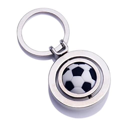 SAFIGLE Rotierender Fußball-schlüsselanhänger Aus Metall Rotierender Modischer Schlüsselanhänger Für Auto Tasche Einzigartig Für Männer Frauen Jungen Mädchen SAFIGLE Rotierender Fußball-schlüsselanhänger Aus Metall Rotierender Modischer Schlüsselanhänger Für Auto Tasche Einzigartig Für Männer Frauen Jungen Mädchen von SAFIGLE