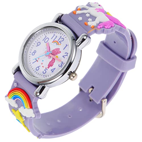 SAFIGLE Kinder Cartoon Uhr Bezaubernde Kinderuhr Studenten Armbanduhr Tragbare Cartoon Uhr Schöne Kinderuhr Einhorn Design Uhr Kinderuhr Ornamente Uhr Geschenk Für Kinder von SAFIGLE