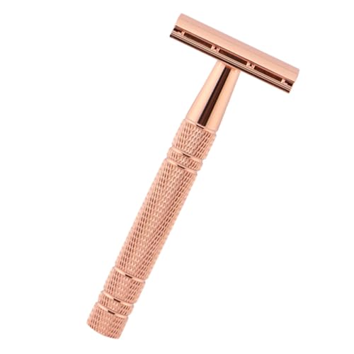 SAFIGLE Manueller Rasierer Rasierhobel Rasiermesser Aus Metall Hair Rasiermesser Manueller Rasierschneider Doppelrasierer Bart Rasiermesser Haarrasierer Golden Griff Ist Aus Aluminium SAFIGLE Manueller Rasierer Rasierhobel Rasiermesser Aus Metall Hair Rasiermesser Manueller Rasierschneider Doppelrasierer Bart Rasiermesser Haarrasierer Golden Griff Ist Aus Aluminium von SAFIGLE