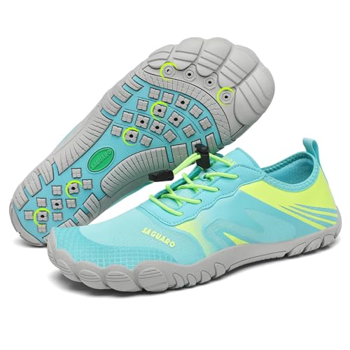 SAGUARO Badeschuhe Damen Herren Barfußschuhe Wasserschuhe Barfuss Schwimmschuhe Gegen Seeigel Aquaschuhe Leicht Strandschuhe rutschfest Barfussschuhe Sport Neoprenschuhe Türkis, Gr.39 SAGUARO Badeschuhe Damen Herren Barfußschuhe Wasserschuhe Barfuss Schwimmschuhe Gegen Seeigel Aquaschuhe Leicht Strandschuhe rutschfest Barfussschuhe Sport Neoprenschuhe Türkis, Gr.39 von SAGUARO