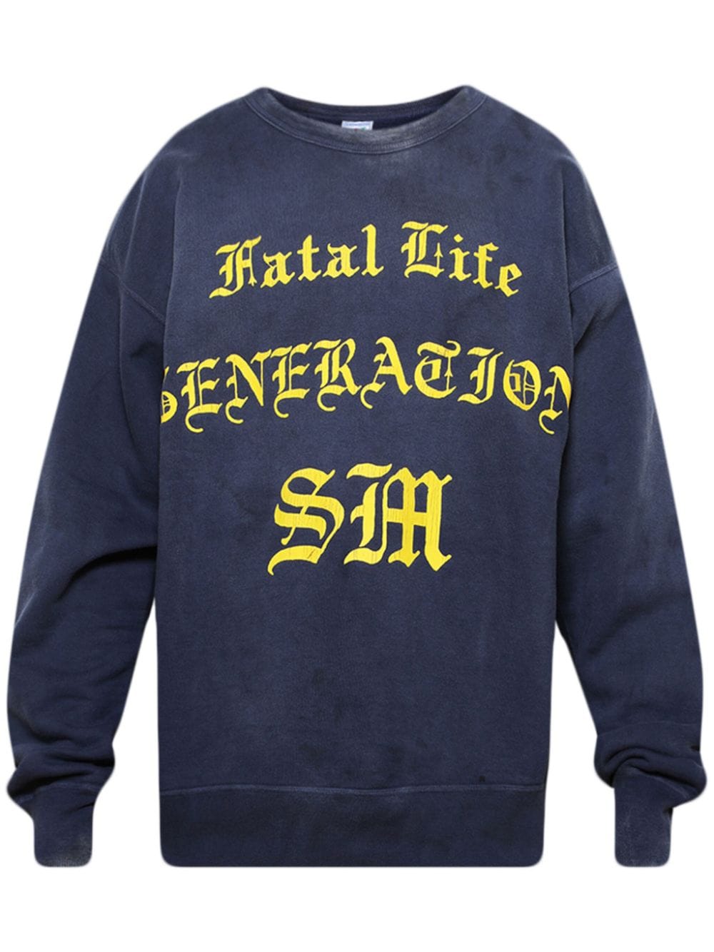 SAINT MXXXXXX Fatal Life Sweatshirt - Blau von SAINT MXXXXXX