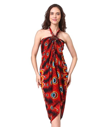 SAIVONA Sarong Pareo Damen Mandala Fransen Viskose Strandtuch Wickeltuch Wickelrock Strandrock Wickeltuch Bikini Cover Up für Badeanzug - Pfauen Auge Blau Töne SAIVONA Sarong Pareo Damen Mandala Fransen Viskose Strandtuch Wickeltuch Wickelrock Strandrock Wickeltuch Bikini Cover Up für Badeanzug - Pfauen Auge Blau Töne von SAIVONA