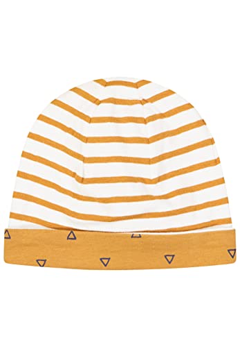 SALT AND PEPPER Baby - Jungen Baby Zum Wenden aus Bio Baumwolle Beanie M tze, caramel, 49 EU von SALT AND PEPPER