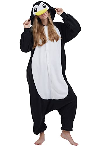 SAMGU Damen Jumpsuits Onesie Tier Unisex Kigurumi Schlafanzug Cosplay Kostüm Erwachsene Pyjamas Hoodie Halloween Fasching Herren Sleepwear von SAMGU