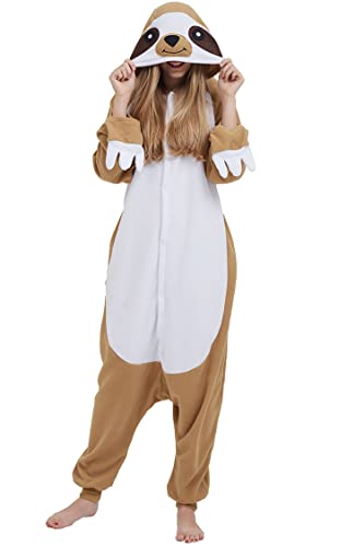 SAMGU Damen Jumpsuits Onesie Tier Unisex Kigurumi Schlafanzug Cosplay Kostüm Erwachsene Pyjamas Hoodie Halloween Fasching Herren Sleepwear von SAMGU