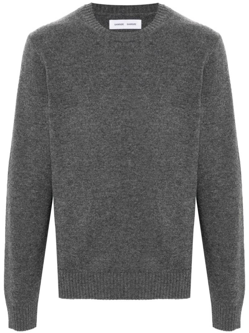 SAMSOE SAMSOE Melierter Sylli Pullover - Grau von SAMSOE SAMSOE