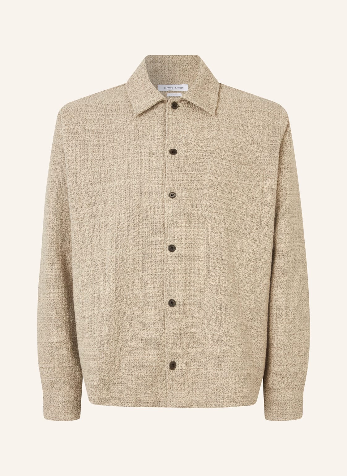 Samsøe  Samsøe Bouclé-Overjacket Castor X C beige von SAMSØE  SAMSØE