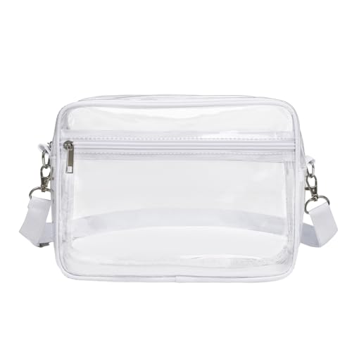 2023 Neue PVC-Umhängetasche für Mädchen und Frauen, vielseitige Umhängetasche, modische Lippenstift-Tasche, transparente Handy-Tasche, Weiß#s 2023 Neue PVC-Umhängetasche für Mädchen und Frauen, vielseitige Umhängetasche, modische Lippenstift-Tasche, transparente Handy-Tasche, Weiß#s von SANRLO