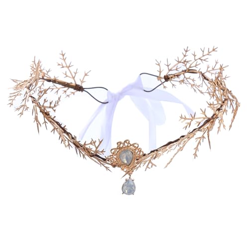 Modischer Haarschmuck in Blattform, Haarband, Modell-Show, Braut, Styling, Kopfbedeckung, Kostüm, Hochzeit, Party, Kopfschmuck, Damen-Haarschmuck von SANRLO