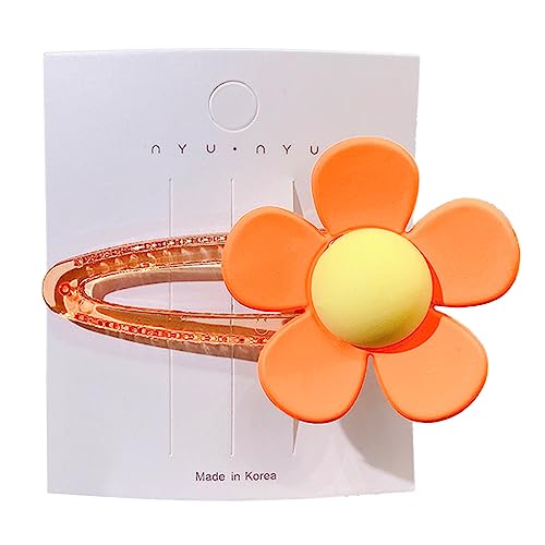 SANRLO Haarspangen, Stirnbänder, Haar-Accessoires für Damen, große Blumen-Haarspange für Teenager, Mädchen, Bonbonfarben, Haarnadel, seitliche Haarspange für Kinder, Haarspangen für Damen, Seitenhaar von SANRLO