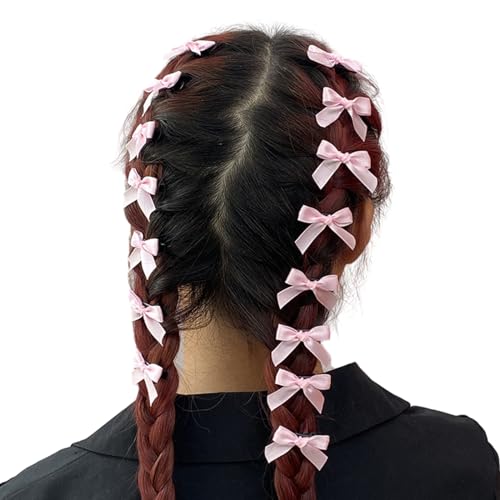 SANRLO Haarspangen, Stirnbänder, Haarschmuck für Damen, Mini-Schleife, Haarspangen für Damen und Mädchen, niedliches Band, Krokodil-Haarschleife, 15 Stück von SANRLO