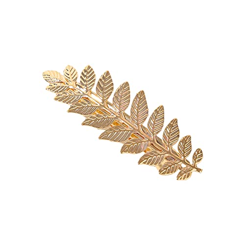 SANRLO Haarspangen, Stirnbänder, Haarschmuck für Damen, goldene Serie, Blattform, Stirnband für Braut, Entenschnabel, Haarspange, Barock-Stil, Haarreif, Hochzeit, Party, Braut-Tiaras von SANRLO