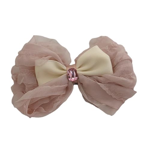 SANRLO Haarspangen, Stirnbänder, Haarschmuck für Damen, plissiertes Spitzenband, Schleife, Frühlings-Haarspange/Haarseil, Fotografieren für Damen, Mädchen, Frühling, Sommer, Slip-Tiaras von SANRLO