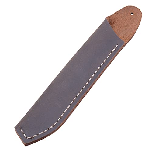 SANRLO R Stifte, Bleistifte und Schreibgeräte, exquisites Vintage-Leder-Füllfederhalter-Etui, Retro-Stiftetui, umweltfreundlich, verschleißfest, Geschenk für Damen und Herren, Dunkelbraunes Crazy von SANRLO