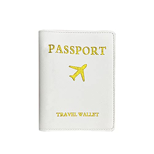 SANRLO Reisezubehör, Reisezubehör, PU-Leder, Reisepasshülle, Gepäckhalter für Damen und Herren, Reisemode, Liebhaber, Paare, Hochzeitsgeschenk, Weiß#, 14x10.5cm SANRLO Reisezubehör, Reisezubehör, PU-Leder, Reisepasshülle, Gepäckhalter für Damen und Herren, Reisemode, Liebhaber, Paare, Hochzeitsgeschenk, Weiß#, 14x10.5cm von SANRLO