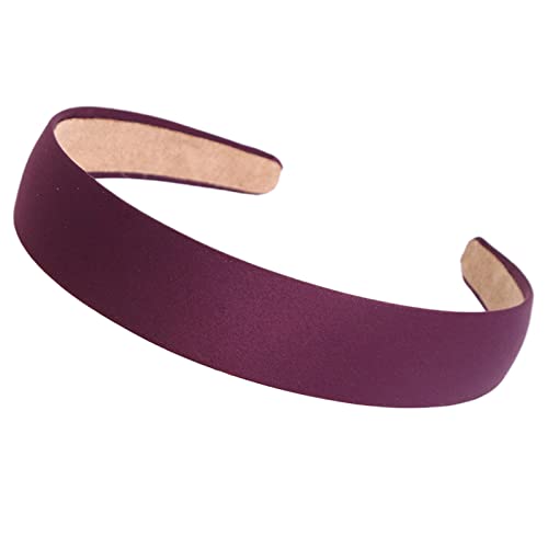 SANRLO Stirnbänder, Haar-Accessoires für Damen, breites Stirnband, einfarbiges Stirnband, DIY-Stirnband, solides einfaches Stirnband, breites Stirnband, Spa-Stirnband, Hautpflege-Stirnband von SANRLO