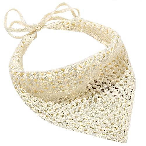 SANRLO Stirnbänder, Haar-Accessoires für Damen, gestricktes Stirnband für Damen, Stretch-Turban, einfarbig, gehäkelt, ethnischer Stil, zum Binden von SANRLO