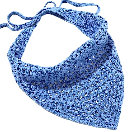 SANRLO Stirnbänder, Haar-Accessoires für Damen, gestricktes Stirnband für Damen, Stretch-Turban, einfarbig, gehäkelt, ethnischer Stil, zum Binden von SANRLO