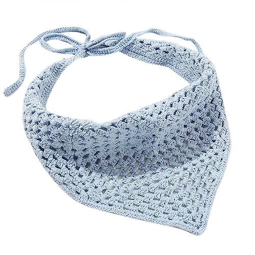 SANRLO Stirnbänder, Haar-Accessoires für Damen, gestricktes Stirnband für Damen, Stretch-Turban, einfarbig, gehäkelt, ethnischer Stil, zum Binden von SANRLO