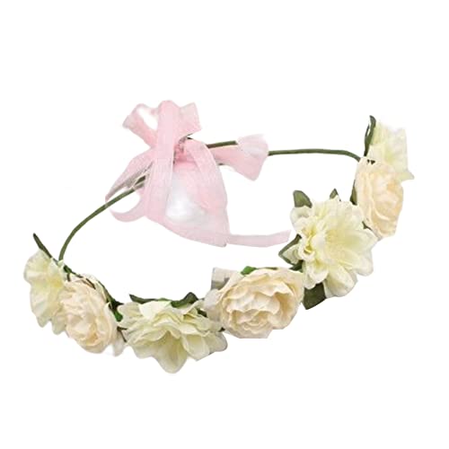 SANRLO Stirnbänder, Haarschmuck für Damen, Blumenstirnbänder, Brautblumenkronen für Hochzeit, Blumengirlande, Krone, Haarkranz, Braut-Stirnbänder von SANRLO