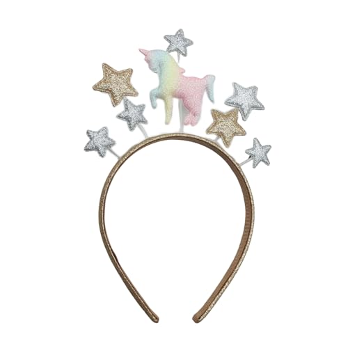 SANRLO Stirnbänder, Haarschmuck für Damen, Neujahrsparty, Stirnband, Karneval, Party, Pailletten, Stern-Kopfschmuck für Erwachsene und Kinder, glitzernder Haarreif, Festival-Requisiten von SANRLO