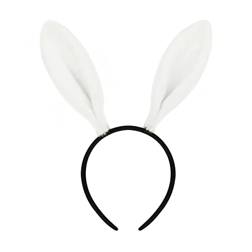 SANRLO Stirnbänder, Haarschmuck für Damen, Plüsch-Ohrform, Haarreifen für Damen, Teenager, Make-up, Stirnband für Ostern, Halloween, Karneval, Cosplay, Haarschmuck von SANRLO