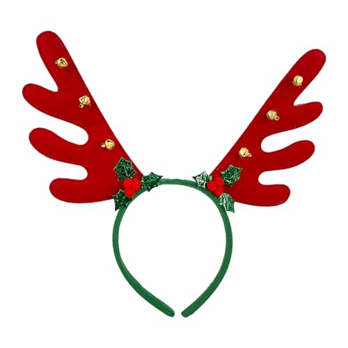 SANRLO Stirnbänder, Haarschmuck für Damen, Weihnachtsmotiv Rentiergeweih, Stirnband, Party-Requisiten, Zubehör, Headhoop Festival, Party, Haarband für Kinder und Erwachsene von SANRLO