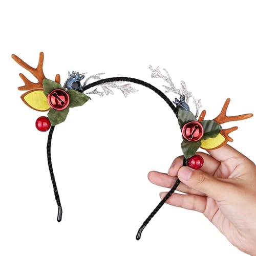 SANRLO Stirnbänder, Haarschmuck für Damen, Weihnachtsmotiv Rentiergeweih, Stirnband, Party-Requisiten, Zubehör, Headhoop Festival, Party, Haarband für Kinder und Erwachsene von SANRLO