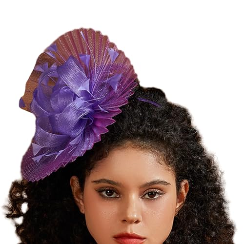 SANRLO Stirnbänder, Haarschmuck für Damen, mittelalterliches Feder-Stirnband für Damen, Karneval, Festival, Haarband für Karneval, Party, Auftritte der 1920er Jahre von SANRLO