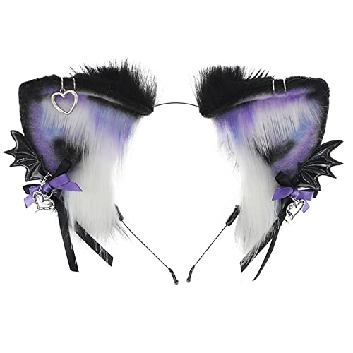 SANRLO Stirnbänder, Haarschmuck für Damen, sexy Hundeohr-Stirnband, süßes Zubehör, Cosplay, Tierohren, Pelzanzug, Maskerade, Halloween, Cosplay, Party von SANRLO