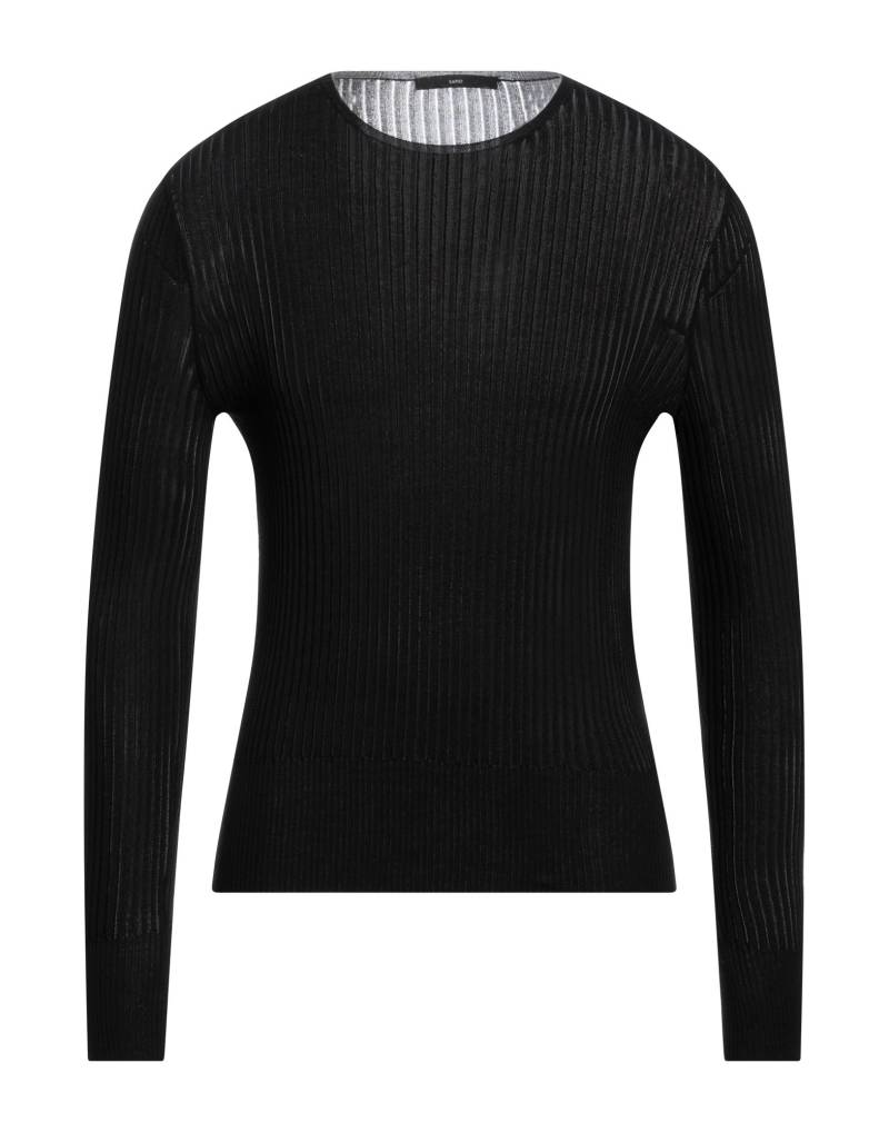 SAPIO Pullover Herren Schwarz von SAPIO