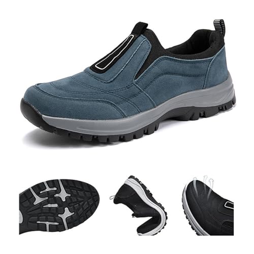 Men's Orthopedic Walking Shoes,Comfortable Breathable Waterproof Sneakers,New Casual Slip On Shoes with Arch Support von SARAYO